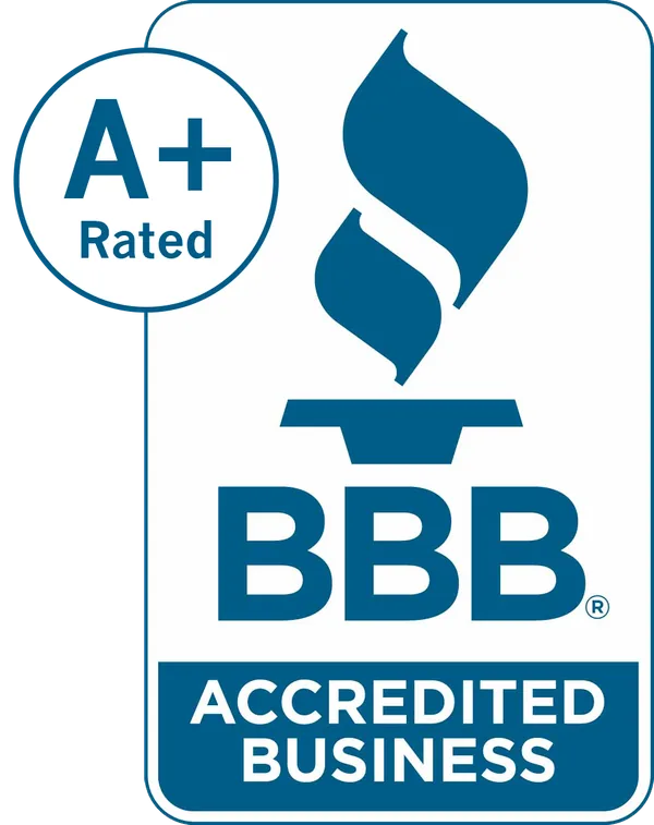 Better Business Bureau accredited business badge
