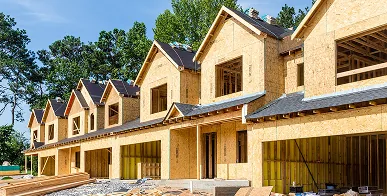 New buildings under construction